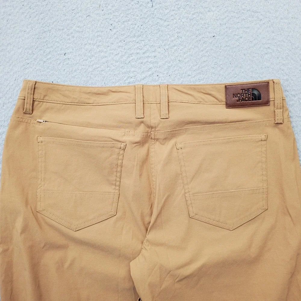 The North Face Chino Pants Mens 36 Brown Hiking Performance Straight Leg